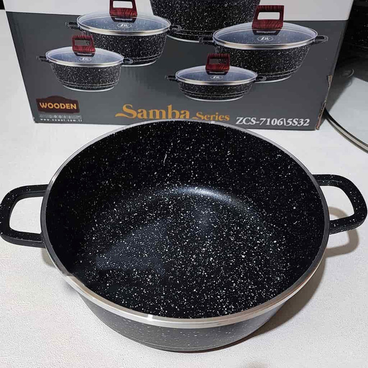 قابلمه گرانیتی 10 پارچه زیو مدل Z_7106